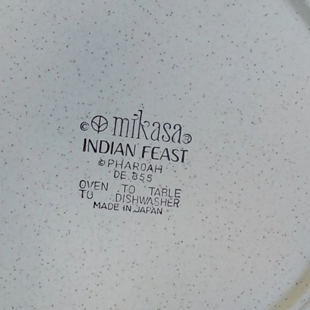 Pharaoh Mikasa Indian Feast 8